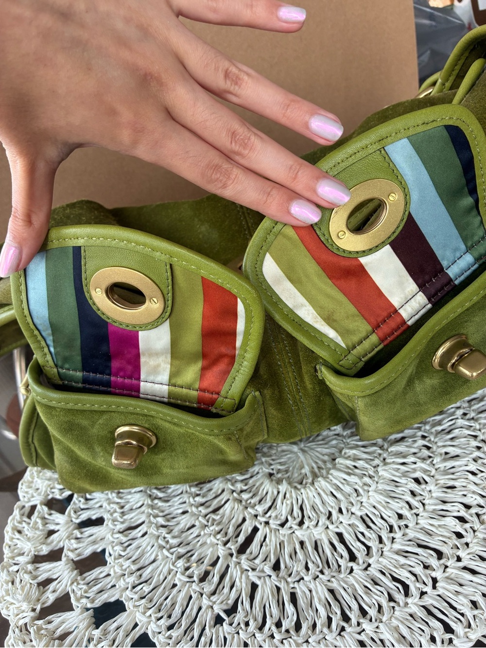 Coach 65th anniversary green haversack bleeker - Picture 3 of 8